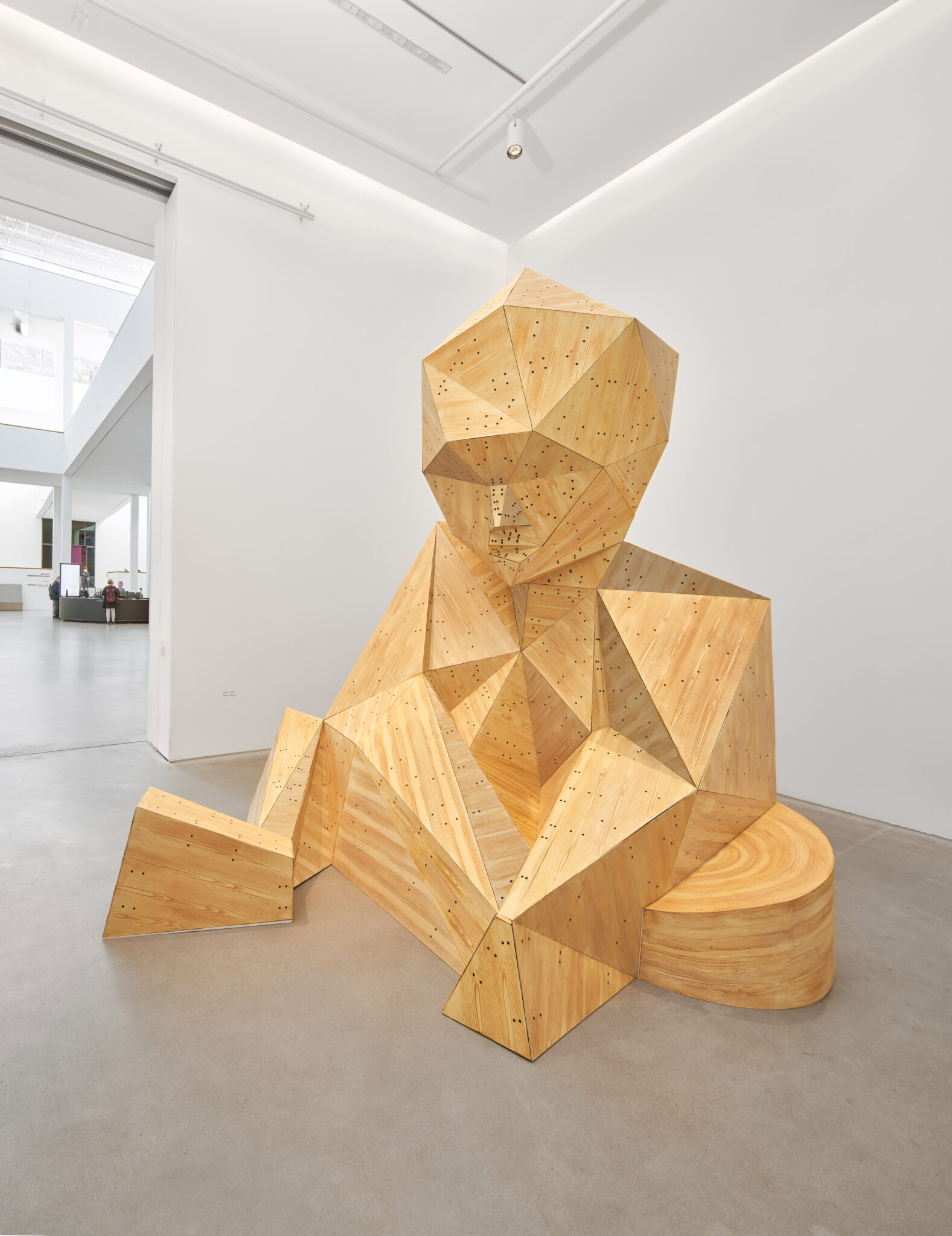 Installationsansicht der Ausstellung Baby von Niclas Riepshoff in der Kunsthalle Mannheim