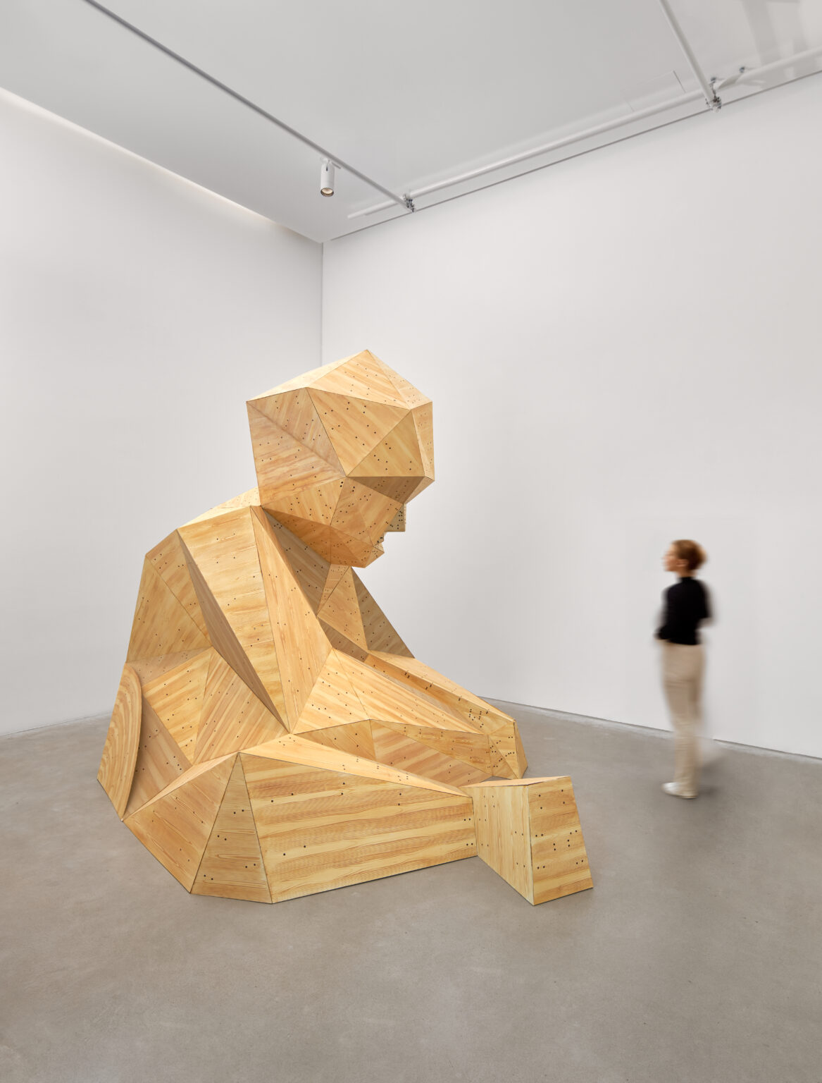 Installationsansicht der Ausstellung Baby von Niclas Riepshoff in der Kunsthalle Mannheim